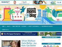 Tablet Screenshot of jaxmomsblog.com